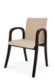 MV2 B sed./sch. tappezzati - Wood chair