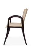 MV2 B sed./sch. tappezzati - Wood chair